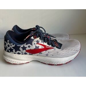 Brooks Launch 6 Star Stripes American Flag Womens Running Sneakers